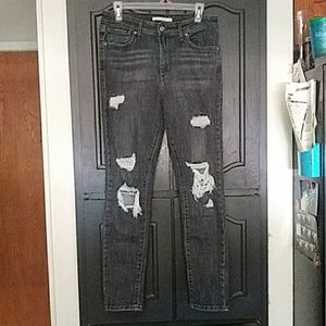 Levi's 721 High rise skinny jeans size 29
